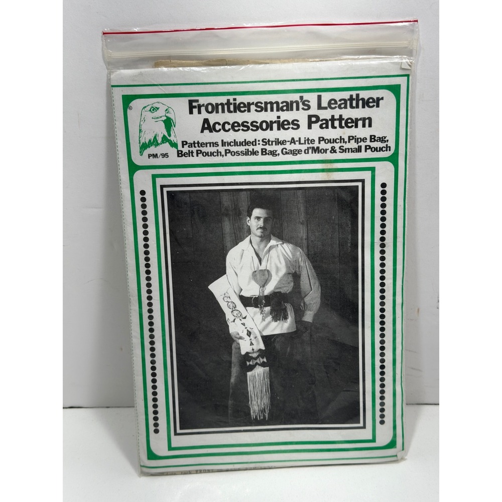 Frontiersman Leather Accessories Pattern PM/95 Pipe Bag Possible Bag Pouch DIY